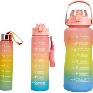 Reusable Water Bottles - Stylish Leakproof Beverage Bottles for Hydration, Eco-Friendly