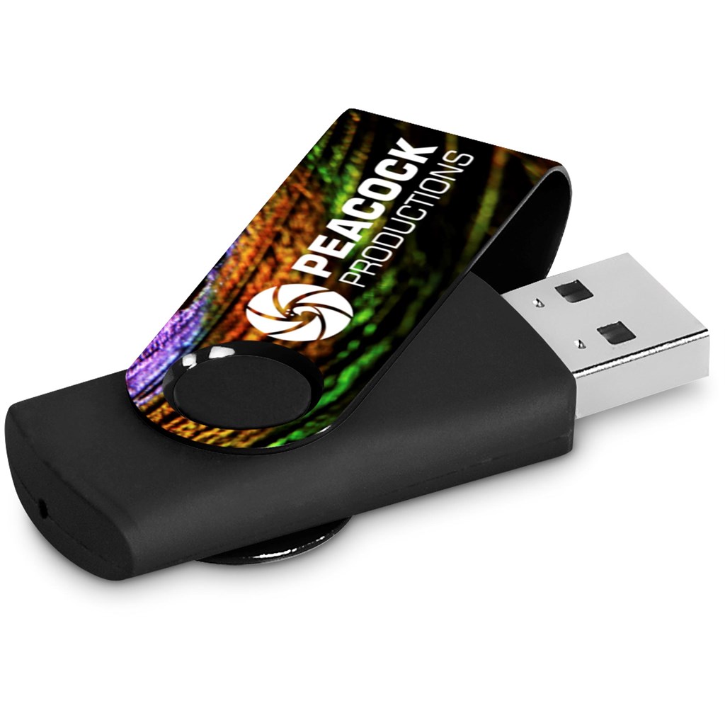 Axis Gyro Black Flash Drive - 8GB - Image 3