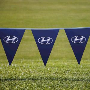 Pennants PVC – Digital Single Sided Triangle 20cm x 30cm